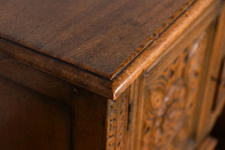 vintage-1950s-solid-oak-sideboard-top