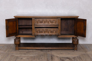vintage-1950s-solid-oak-sideboard-open