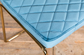 ocean teal ski leg chair
