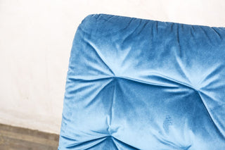 ocean teal velvet celine chair