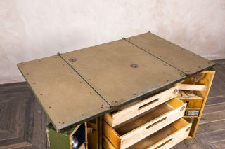 office desk with cupboard