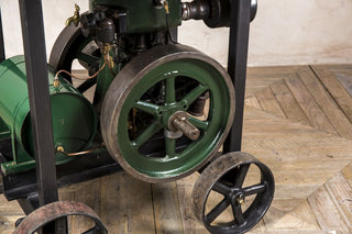 original machinery vintage table