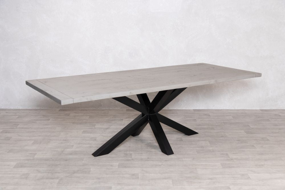 Oversized Industrial Star Base Dining Table | Peppermill Interiors