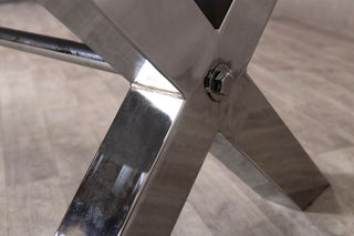 Oversized X Frame Dining Table