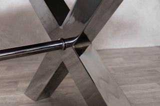 Oversized X Frame Dining Table