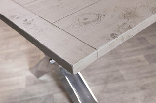 Oversized X Frame Dining Table