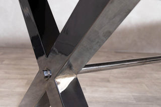 Oversized X Frame Dining Table