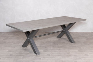 Oversized X Frame Dining Table