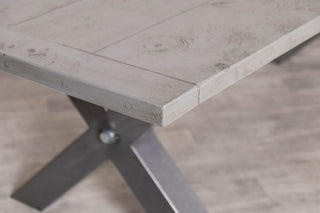 Oversized X Frame Dining Table