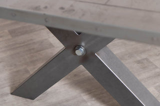 Oversized X Frame Dining Table