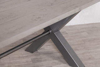 Oversized X Frame Dining Table