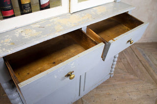 Victorian Pine Painted Kitchen Dresser