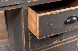 painted wooden sideboard