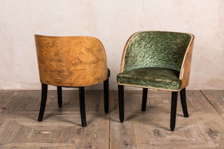 pairr of chairs art deco bedroom suite