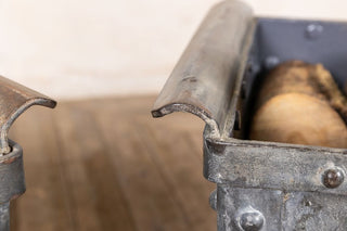 Pair of Vintage Log Bins