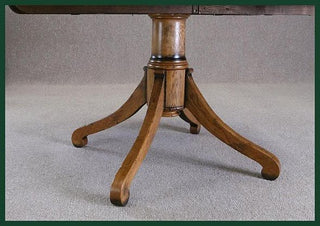 handmade bespoke solid oak oval extending table