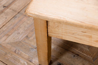 Vintage Antique Style Pitch Pine Coffee Table