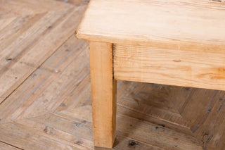 Vintage Antique Style Pitch Pine Coffee Table