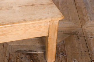 Vintage Antique Style Pitch Pine Coffee Table