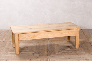 Vintage Antique Style Pitch Pine Coffee Table