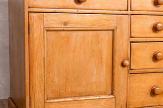vintage-farmhouse-honey-pine-sideboard-cupboard