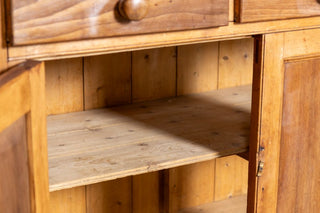 rustic-antique-pine-sideboard-shelf