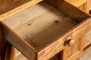 rustic-antique-pine-sideboard-drawer