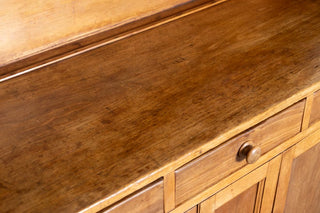 rustic-antique-pine-sideboard-close-up