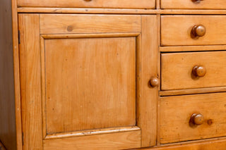vintage-farmhouse-honey-pine-sideboard-cupboard