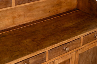 rustic-antique-pine-sideboard-close-up