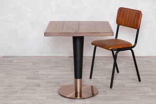 square-pine-top-on-round-copper-base