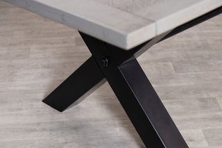 Oversized X Frame Dining Table