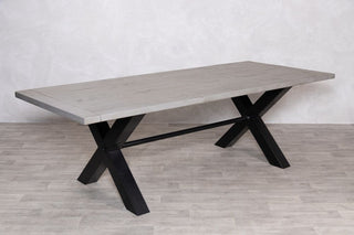 Oversized X Frame Dining Table