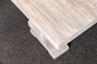 pine whitewashed coffee table