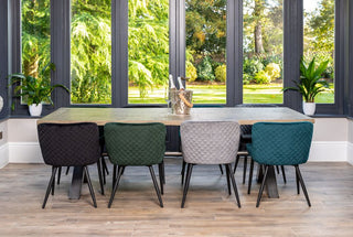 quilted dining chairs