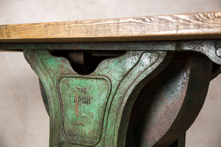 reclaimed dining table