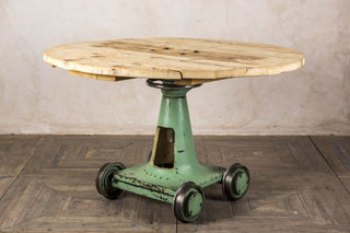 reclaimed factory table