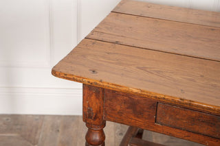 Victorian Pine Serving Side Table