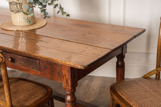 Victorian Pine Serving Side Table