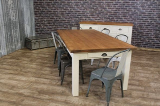 reclaimed pine farmhouse table