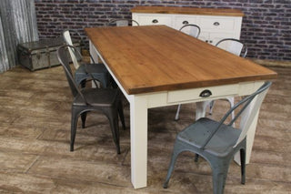 reclaimed pine table