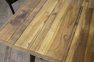 reclaimed wood table