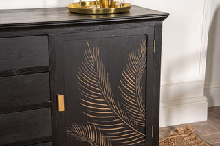 reclaimed wood sideboard