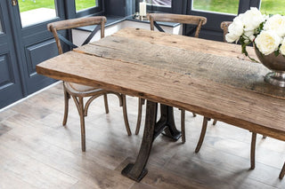 reclaimed dining table