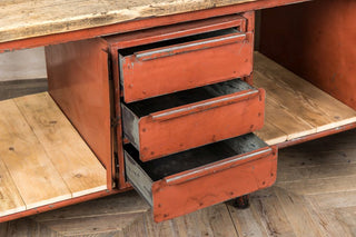 red-open-drawers