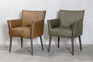 Regent Leather Dining Chair Range
