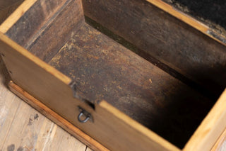 Vintage Wooden Miniature Pine Storage Box