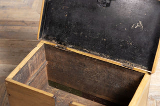 Vintage Wooden Miniature Pine Storage Box