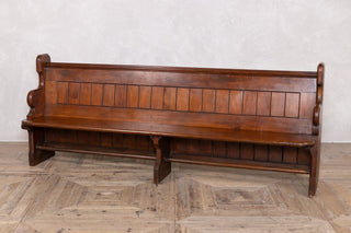 Vintage Wooden Church Pews