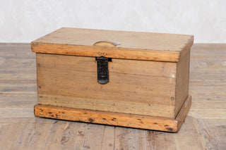 Vintage Wooden Miniature Pine Storage Box